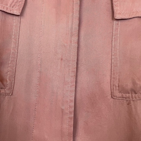 Rails Rowen Blush Pink Button-Front Utility Jacket Size XS - Picture 4 of 10